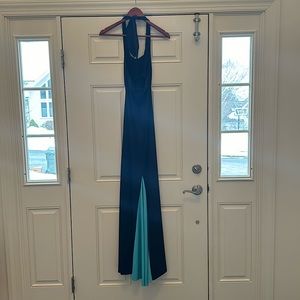 EUC Nicole Miller dress.  Size L.  Full length.